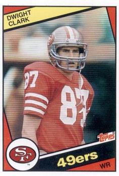 1984 Topps #351 Dwight Clark Front