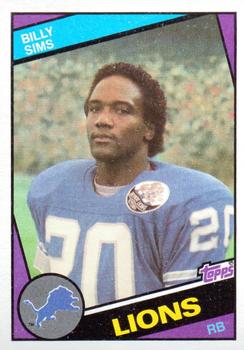 1984 Topps #260 Billy Sims Front