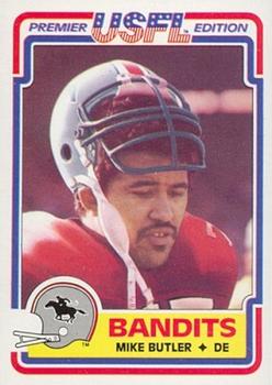 1984 Topps USFL #120 Mike Butler Front