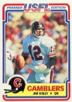 1984 Topps USFL #36 Jim Kelly Front