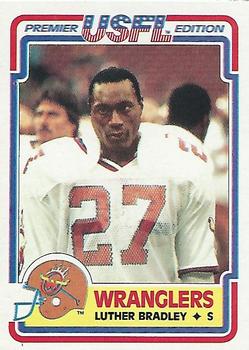 1984 Topps USFL #1 Luther Bradley Front