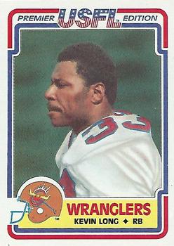 1984 Topps USFL #6 Kevin Long Front