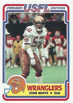 1984 Topps USFL #8 Stan White Front