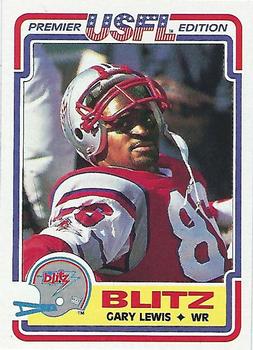 1984 Topps USFL #23 Gary Lewis Front