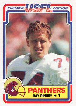 1984 Topps USFL #66 Ray Pinney Front