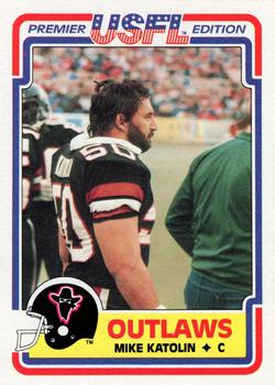 1984 Topps USFL #93 Mike Katolin Front
