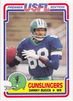 1984 Topps USFL #111 Danny Buggs Front