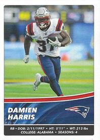 2022 Panini Sticker & Card Collection #81 Damien Harris Front
