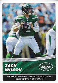 2022 Panini Sticker & Card Collection #96 Zach Wilson Front