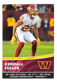 2022 Panini Sticker & Card Collection #362 Kendall Fuller Front