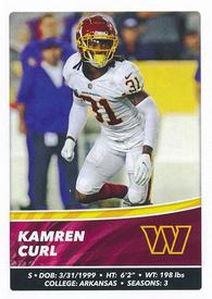 2022 Panini Sticker & Card Collection #363 Kamren Curl Front