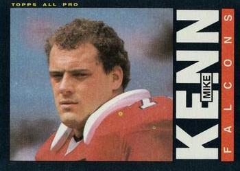 1985 Topps #17 Mike Kenn Front