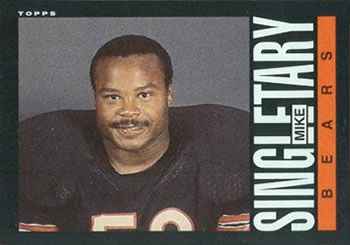 1985 Topps #34 Mike Singletary Front