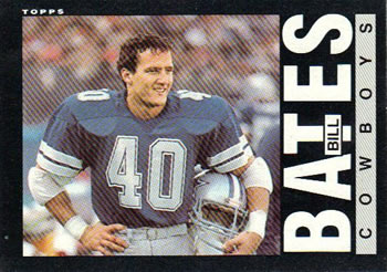 1985 Topps #38 Bill Bates Front