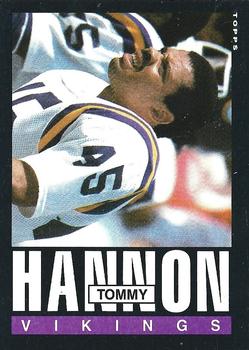 1985 Topps #93 Tommy Hannon Front
