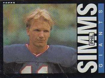 1985 Topps #123 Phil Simms Front