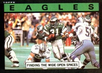 1985 Topps #125 Eagles Team Leaders Front