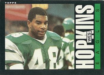 1985 Topps #129 Wes Hopkins Front