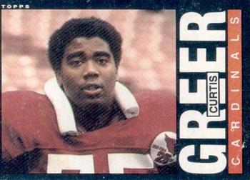 1985 Topps #141 Curtis Greer Front