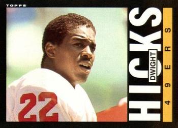 1985 Topps #155 Dwight Hicks Front