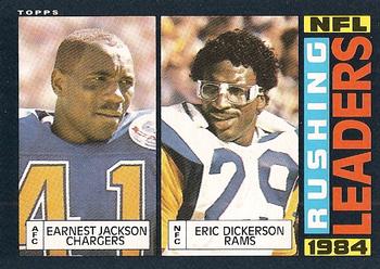 1985 Topps #194 Earnest Jackson / Eric Dickerson Front