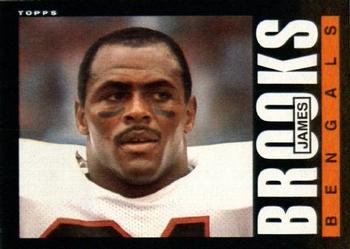 1985 Topps #213 James Brooks Front