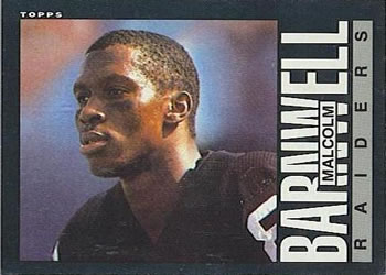 1985 Topps #285 Malcolm Barnwell Front