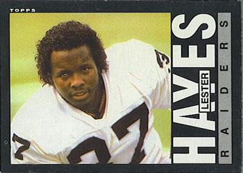 1985 Topps #289 Lester Hayes Front