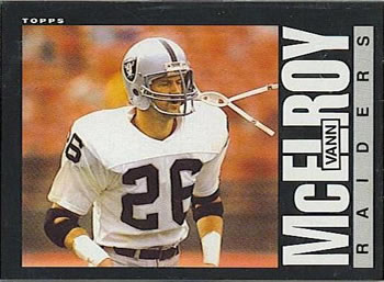 1985 Topps #294 Vann McElroy Front