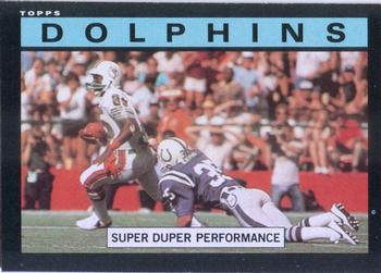 1985 Topps #300 Dolphins Team Leaders Front