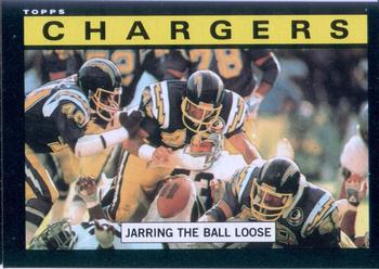 1985 Topps #367 Chargers Team Leaders Front