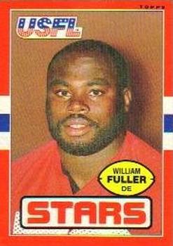 1985 Topps USFL #14 William Fuller Front