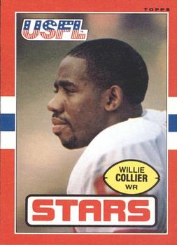 1985 Topps USFL #11 Willie Collier Front