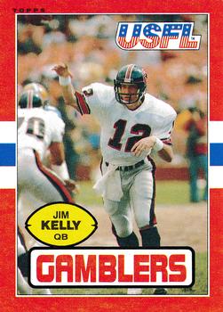1985 Topps USFL #45 Jim Kelly Front