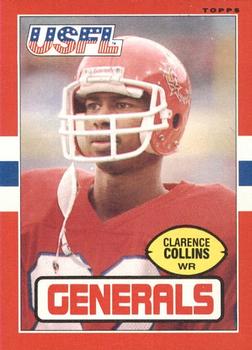 1985 Topps USFL #79 Clarence Collins Front