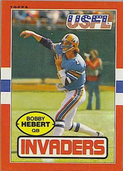 1985 Topps USFL #93 Bobby Hebert Front
