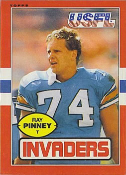 1985 Topps USFL #94 Ray Pinney Front
