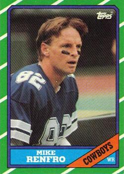 1986 Topps #128 Mike Renfro Front