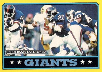 1986 Topps #137 Giants Team Leaders Front
