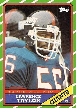 1986 Topps #151 Lawrence Taylor Front