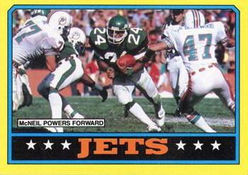 1986 Topps #94 Jets Team Leaders Front