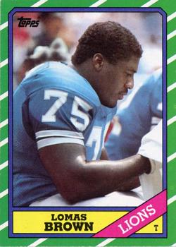 1986 Topps #248 Lomas Brown Front
