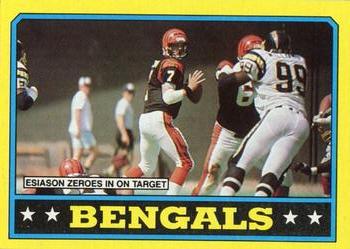 1986 Topps #254 Bengals Team Leaders Front