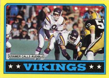 1986 Topps #292 Vikings Team Leaders Front