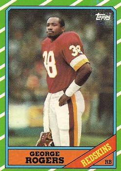 1986 Topps #173 George Rogers Front