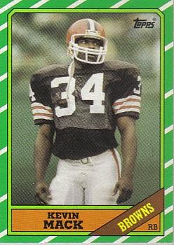 1986 Topps #188 Kevin Mack Front