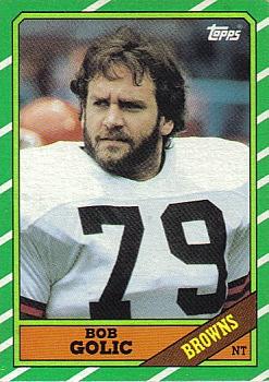 1986 Topps #194 Bob Golic Front