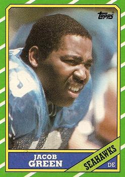 1986 Topps #206 Jacob Green Front