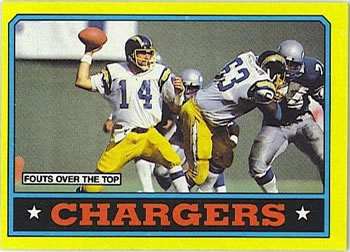 1986 Topps #230 Chargers Team Leaders Front