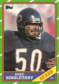 1986 Topps #24 Mike Singletary Front